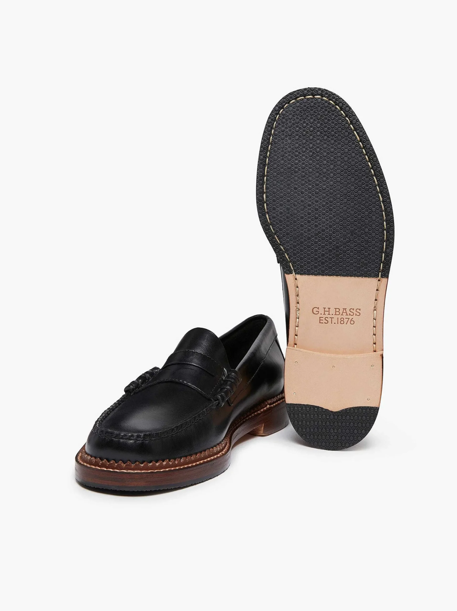 1876 Weejuns Larson Penny Loafers|G.H.BASS Outlet