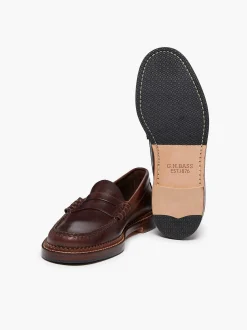 1876 Weejuns Larson Penny Loafers|G.H.BASS Clearance