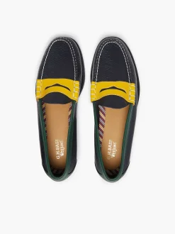 Weejuns Larson Tricolour Penny Loafers|G.H.BASS Best
